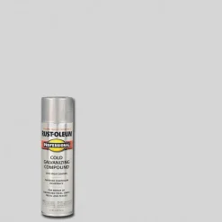 Rust-Oleum Professional Galvanized Bright Gray Galvanizing Compound Spray 20 oz. (Pack of 6)