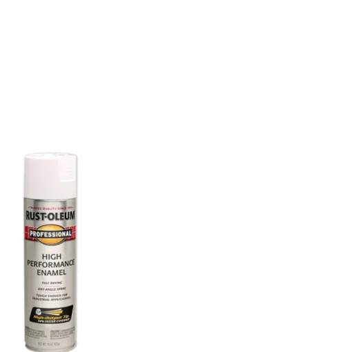 Rust-Oleum Professional White Spray Paint 15 oz. (Pack of 6)