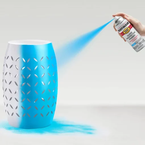 Rust-Oleum Protective Gloss Maui Blue Spray Paint 12 oz. (Pack of 6)