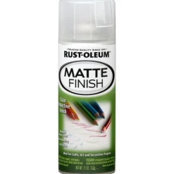 Rust-Oleum Speciality Matte Clear Spray Paint 11 oz. (Pack of 6)