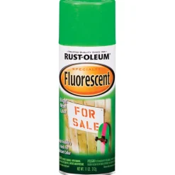 Rust-Oleum Specialty Fluorescent Green Spray Paint 11 oz. (Pack of 6)