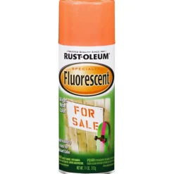 Rust-Oleum Specialty Fluorescent Orange Spray Paint 11 oz. (Pack of 6)