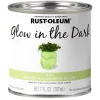 Rust-Oleum Specialty Glow in the Dark Flat Luminous Water-Based Glow-in-Dark Paint Interior 8 oz