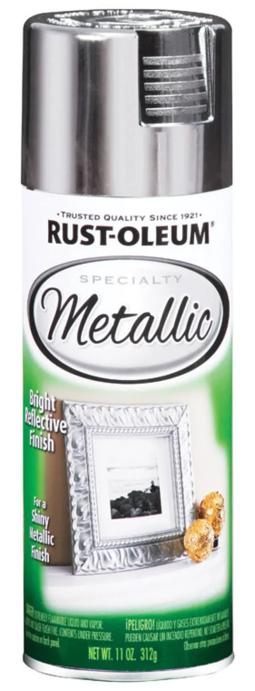 Rust-Oleum Specialty Silver Metallic Spray Paint 11 oz. (Pack of 6)
