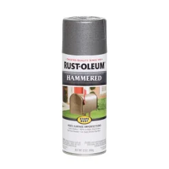 Rust-Oleum Stops Rust Gloss Gray Spray Paint 12 oz. (Pack of 6)