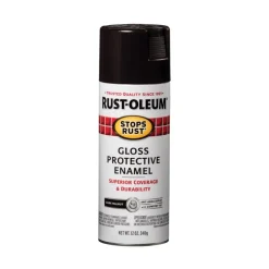 Rust-Oleum Stops Rust Gloss Dark Walnut Spray Paint 12 oz.