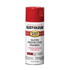 Rust-Oleum Stops Rust Gloss Regal Red Spray Paint 12 Oz. (Pack Of 6)