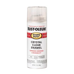 Rust-Oleum Stops Rust Indoor and Outdoor Crystal Clear Protective Paint 12 oz. (Pack of 6)