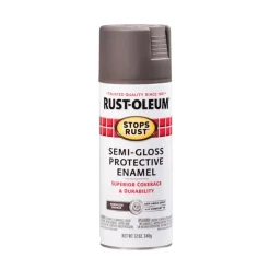 Rust-Oleum Stops Rust Semi-Gloss Anodized Bronze Enamel Spray Paint 12 oz. (Pack of 6)