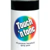 Rust-Oleum Touch n Tone Flat Black Spray Paint 10 oz. (Pack of 6)