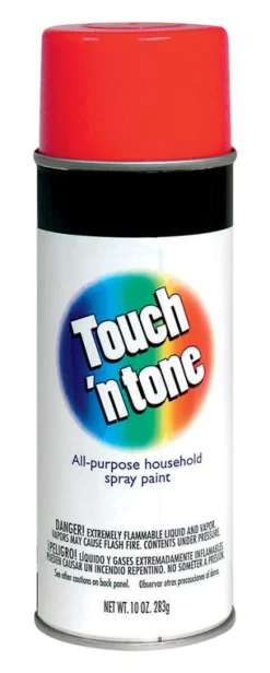 Rust-Oleum Touch n Tone Gloss Cherry Red Spray Paint 10 oz. (Pack of 6)
