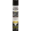 Rust-Oleum Turbo Black Abrasion & Impact-Resistant Truck Bed Coating Spray 24 oz. (Pack of 6)