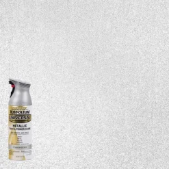 Rust-Oleum Universal Paint & Primer in One Titanium Silver Spray Paint 11 oz.