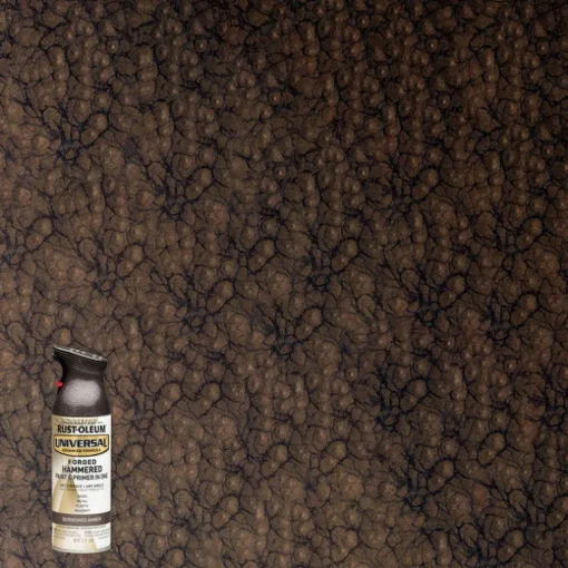 Rust-Oleum Universal Paint & Primer in One Burnished Amber Spray Paint 12 oz. (Pack of 6)