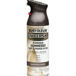 Rust-Oleum Universal Paint & Primer in One Burnished Amber Spray Paint 12 oz. (Pack of 6)