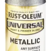 Rust-Oleum Universal Paint & Primer in One Dark Steel Metallic Spray Paint 11 oz.