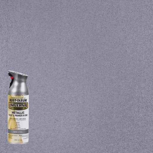 Rust-Oleum Universal Paint & Primer in One Dark Steel Metallic Spray Paint 11 oz.