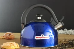 Sabal Blue Stainless Steel 2.1Qts. Tea Kettle