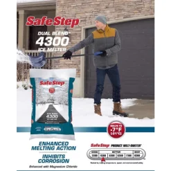 Safe Step Dual Blend 4300 Sodium and Magnesium Chloride Granule Ice Melter 20 lbs.