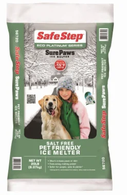 Safe Step Magnesium Chloride Natural Non Toxic Pet Friendly Ice Melt Granule 20 lbs.