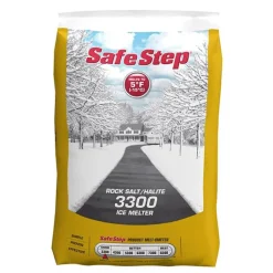 Safe Step Sodium Chloride Crystal Rock Salt Ice Melt 50 lbs.
