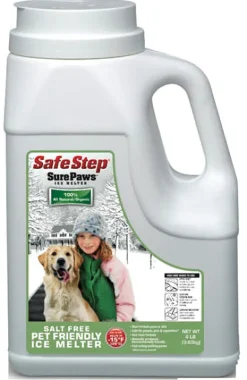 Safe Step Sure Paws Magnesium Chloride Pet Friendly Ice Melt 8 lb. Granule (Pack of 4)
