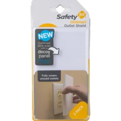 Safety 1st OutSmart White Plastic Outlet Shield