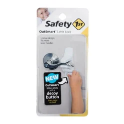 Safety 1st OutSmart White Plastic Lever Handle Lock 1 pk (Pack of 2)
