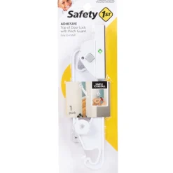 Safety 1st White Plastic Adhesive Top Door Lock 1 pk