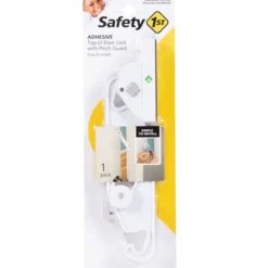Safety 1st White Plastic Adhesive Top Door Lock 1 pk