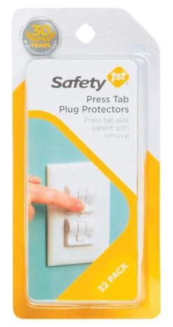 Safety 1st White Plastic Outlet Protector 32 pk (Pack of 4)
