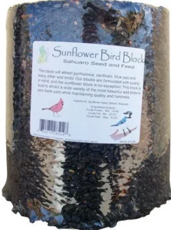 Sahuaro Seed Cardinal Bird Food Block Black Oil Sunflower Seed 8 lb.