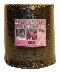 Sahuaro Seed Cardinal Bird Food Block Black Oil Sunflower Seed 8 lb.