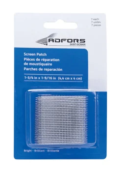 Saint-Gobain ADFORS 1-3/4 in. W X 1-9/16 in. L Silver Aluminum Screen Patch