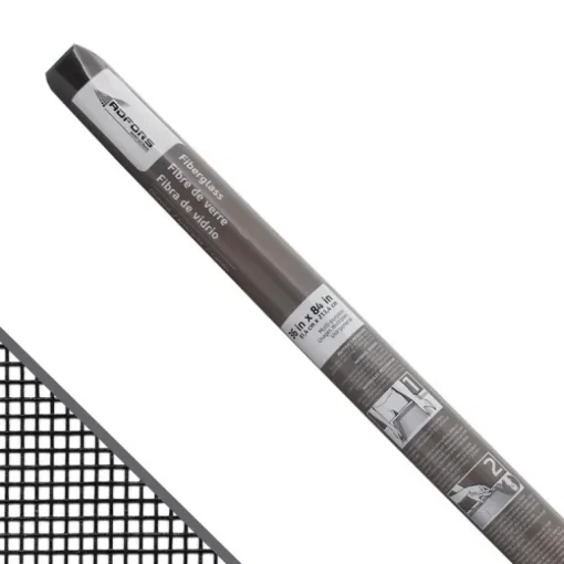 Saint-Gobain ADFORS 36 in. W X 7 ft. L Charcoal Fiberglass Insect Screen Cloth