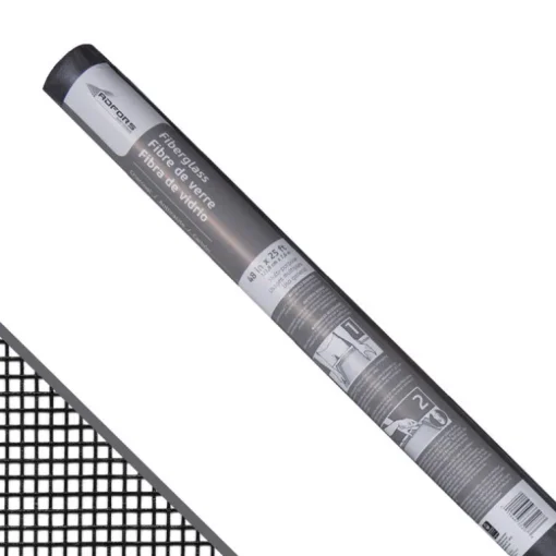 Saint-Gobain ADFORS 48 in. W X 25 ft. L Charcoal Fiberglass Insect Screen Cloth