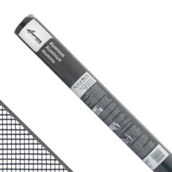 Saint-Gobain ADFORS 36 in. W X 7 ft. L Charcoal Aluminum Insect Screen Cloth