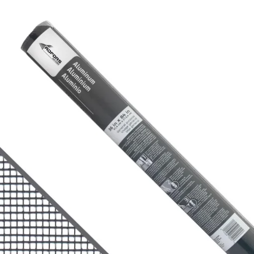 Saint-Gobain ADFORS 36 in. W X 7 ft. L Charcoal Aluminum Insect Screen Cloth