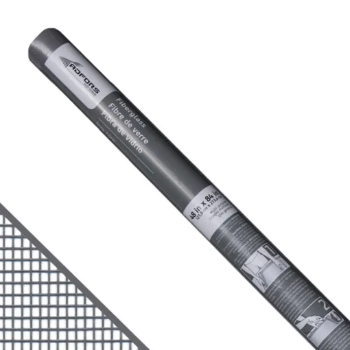 Saint-Gobain ADFORS 48 in. W X 7 ft. L Gray Fiberglass Insect Screen Cloth