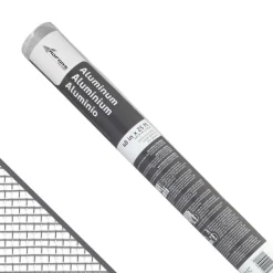 Saint-Gobain ADFORS 48 in. W X 25 ft. L Silver Aluminum Insect Screen Cloth