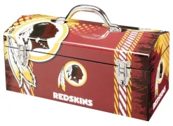 Sainty International Steel Washington Redskins Art Deco Tool Box 33 lbs. Capacity, 7.1 W x 7.75 H in.
