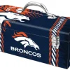 Sainty International Steel Green Bay Packers Lockable Art Deco Tool Box 33 lbs. Capacity 7.75 H in.