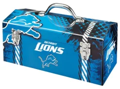 Sainty International Windco Steel Detroit Lions Art Deco Tool Box 33 lbs. Capacity 16.25 L x 7.1 W in.