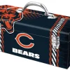Sainty International Windco Steel Chicago Bears Art Deco Tool Box 16.25 L x 7.75 H x 7.1 W in.