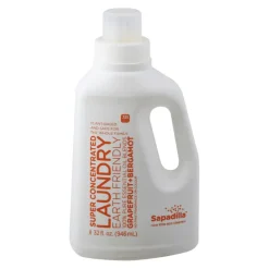 Sapadilla Grapefruit/Bergamot Scent Laundry Detergent Liquid 32 oz (Pack of 6)