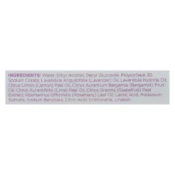 Sapadilla Sweet Lavender & Lime Scent Organic Countertop Cleanser Spray 16 oz. (Pack of 6)