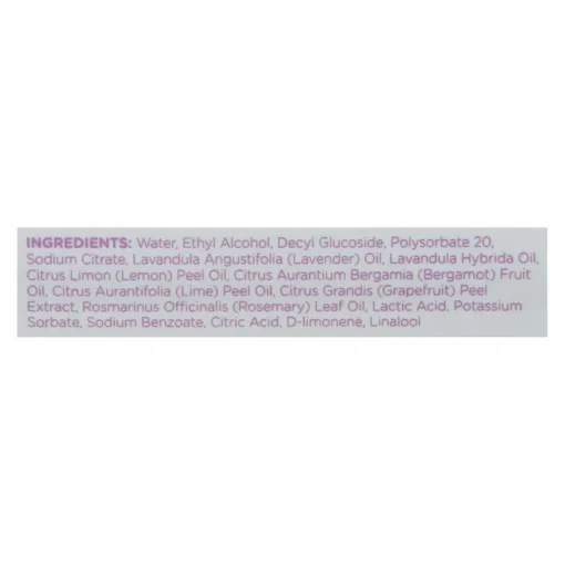 Sapadilla Sweet Lavender & Lime Scent Organic Countertop Cleanser Spray 16 oz. (Pack of 6)