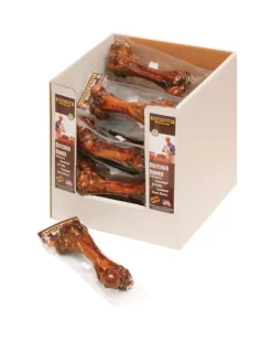 Savory Prime Butcher Bones Smoked Ham Grain Free Treats For Dog 12 in. 1 pk (Pack of 24)