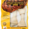 Savory Prime Supreme Medium Adult Knotted Bone Rawhide 6-7 in. L 2 pk