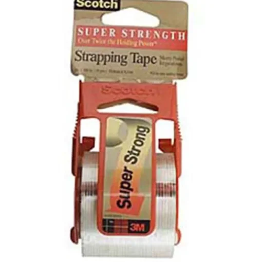 Scotch 50 2" X 360" Scotch┬« Super Strength Strapping Tape (Pack of 6)